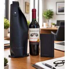 Porta Vinho PU Personalizado