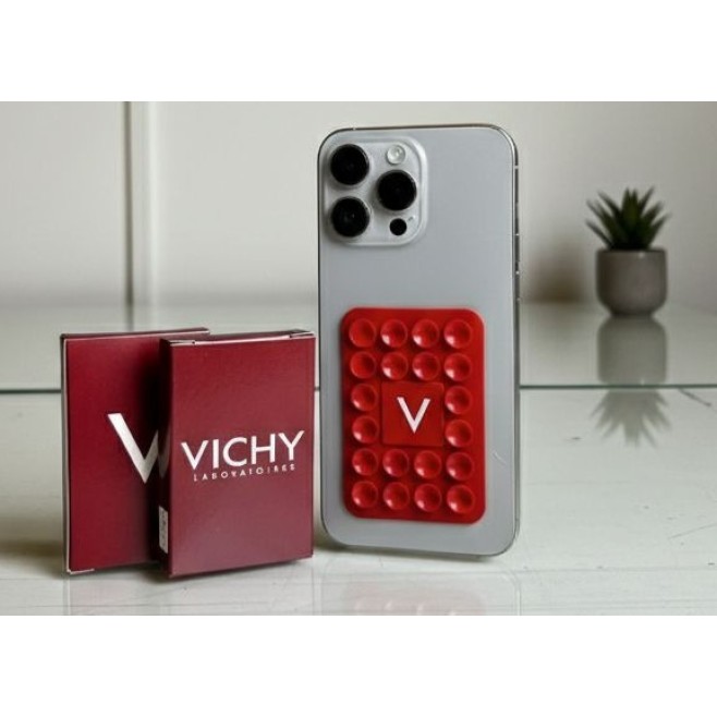 Kit Ventosa e Caixinha Vichy Personalizada