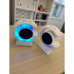 Caixa de Som com Luminária Personalizada 