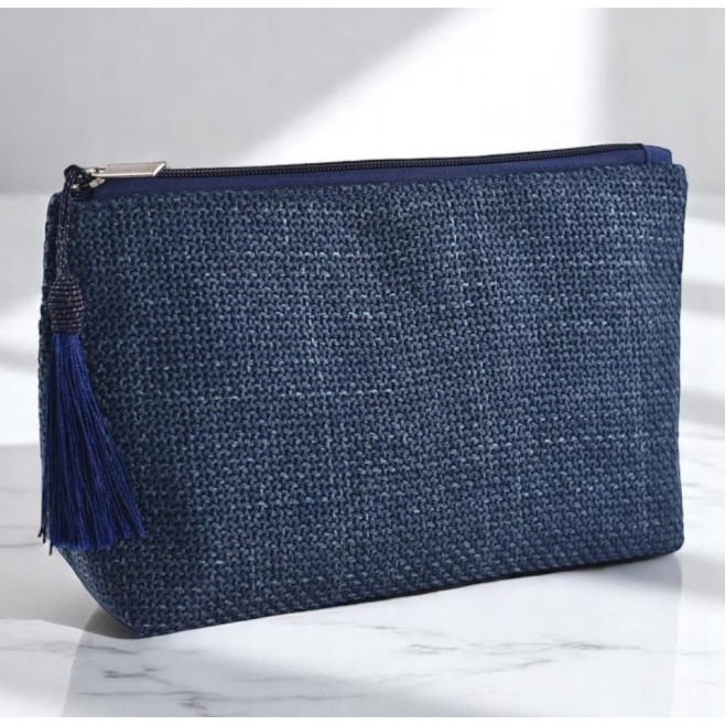 Necessaire Tecido Entrelaçado Personalizado