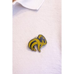Pin em Fundição com Banho Prata Club Med Personalizado