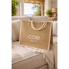 Sacola de Juta Personalizada 