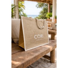 Sacola de Juta Personalizada 
