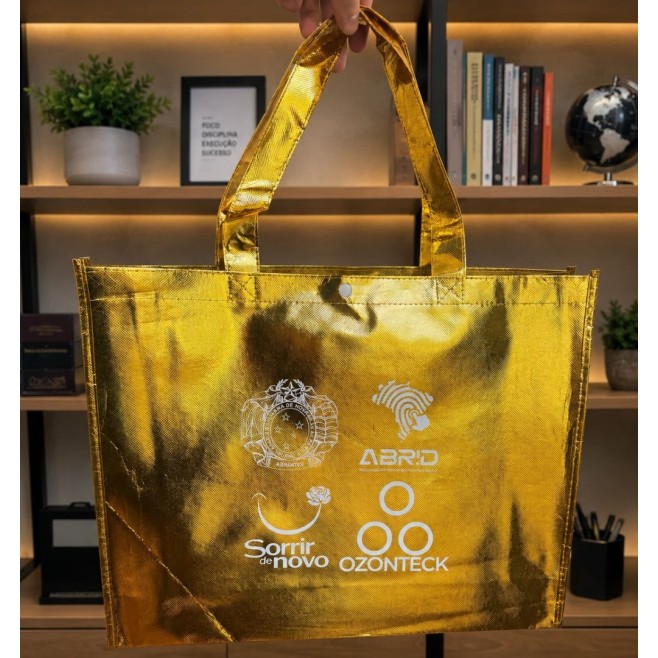 Sacola Tnt Metalizada Personalizada