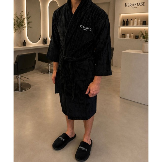 Roupão Preto Kerastase Personalizado