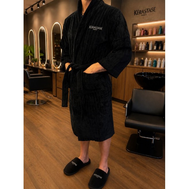 Roupão Preto Kerastase Personalizado