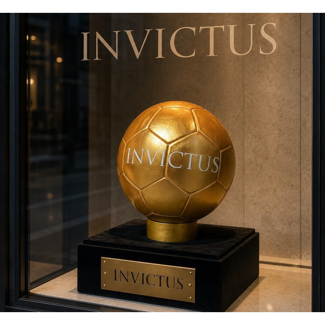 Bola Dourada Invictus Personalizada