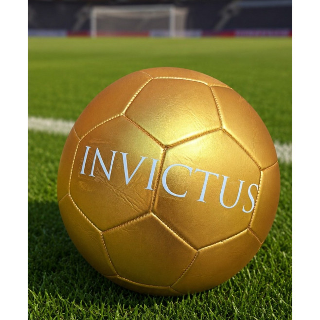 Bola Dourada Invictus Personalizada