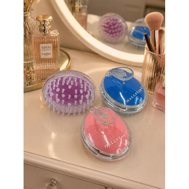 Escova Massageadora Capilar Silicone P/ Banho Personalizada