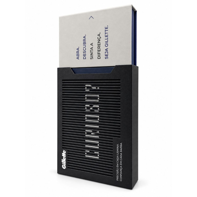 Press kit lançamento Gillette Personalizado