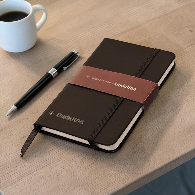 Caderneta Emborrachada Promocional