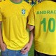 Camisa Futebol Seleção Brasileira Personalizada