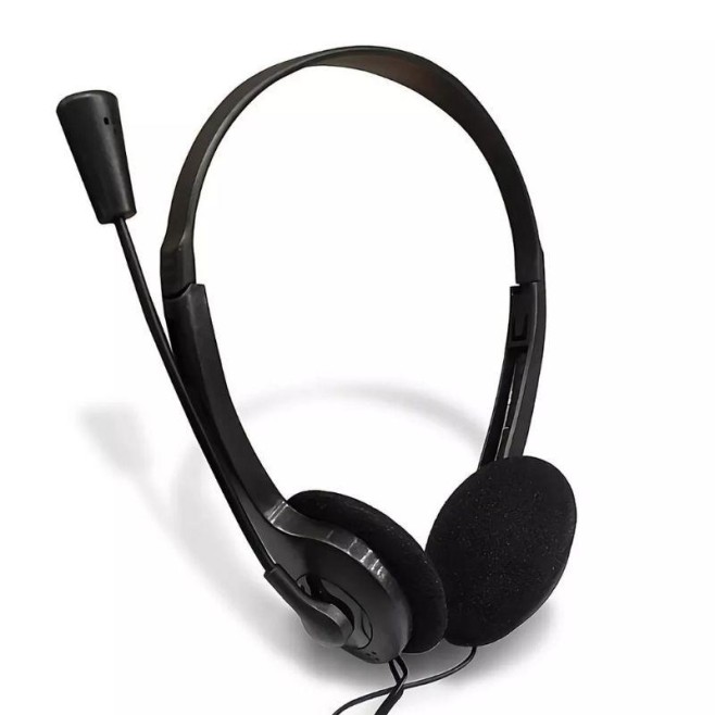 Fone De Ouvido Headset P2 Com Microfone Multimídia PC