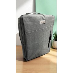 Mochila De Nylon Usb 21L Promocional Corporativa