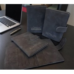 Porta Passaporte em Couro Sintético Promocional