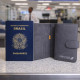 Porta Passaporte em Couro Sintético Promocional