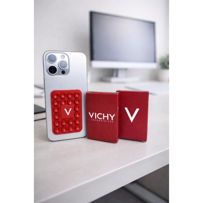 Kit Ventosa e Caixinha Vichy Personalizada