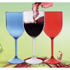 Taça Acrílico para Vinho Personalizada