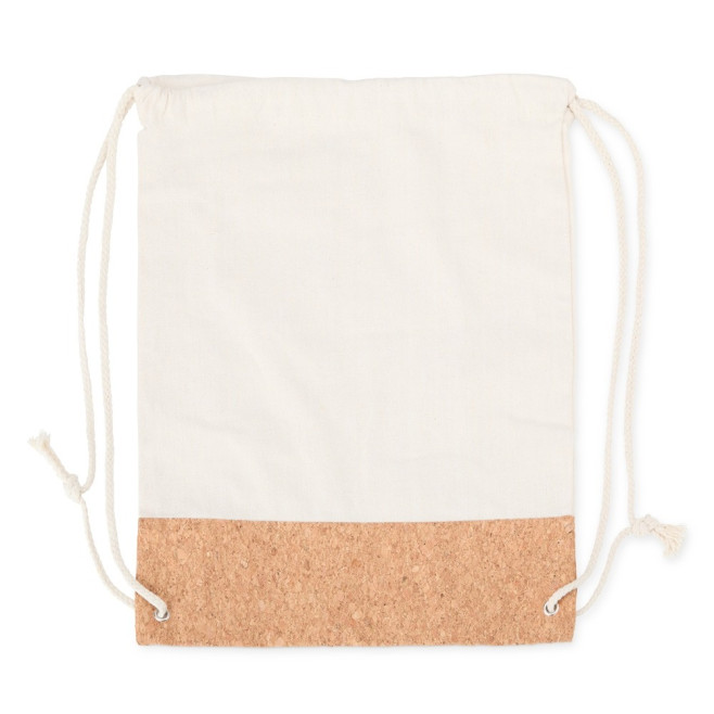 Mochila Saco de Lona e Cortiça Personalizada