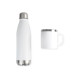 Kit Garrafa e Caneca Branca Personalizado