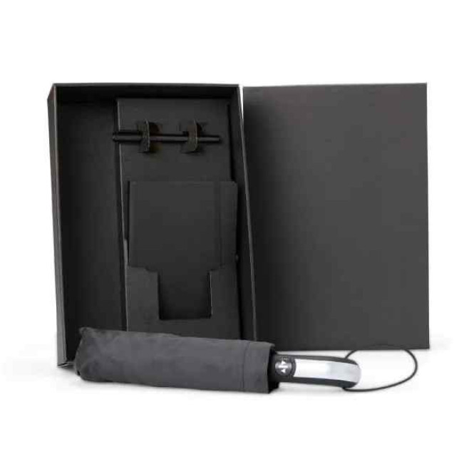 Kit Guarda-Chuva, Caderno E Caneta - 3 Pçs Personalizado