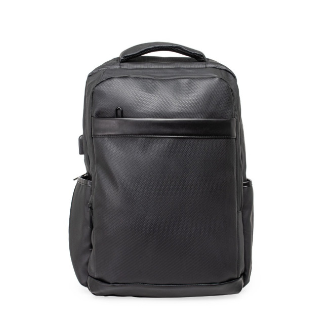 Mochila Couro Sintético USB 36l Personalizada com Logotipo