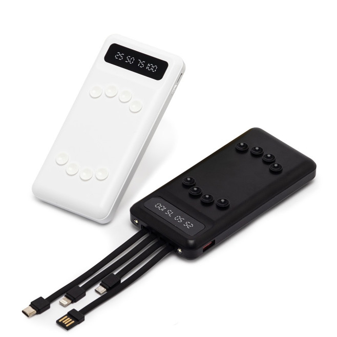 Power Bank 10.000mAh Multissaídas Personalizado com Logotipo