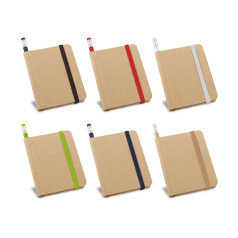 Caderno A7 de capa rígida em papel com páginas lisas Personalizado