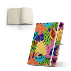 Caderno A5 de capa dura em poliéster 100% reciclado 300D ideal para personalização em sublimação Personalizado