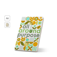 Caderno A6 com capa rígida, ideal para personalização em sublimação Personalizado