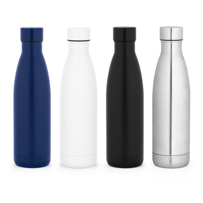 Garrafa térmica em aço inox 90% reciclado de parede dupla isolada a vácuo, com acabamento mate (810 mL) Personalizada