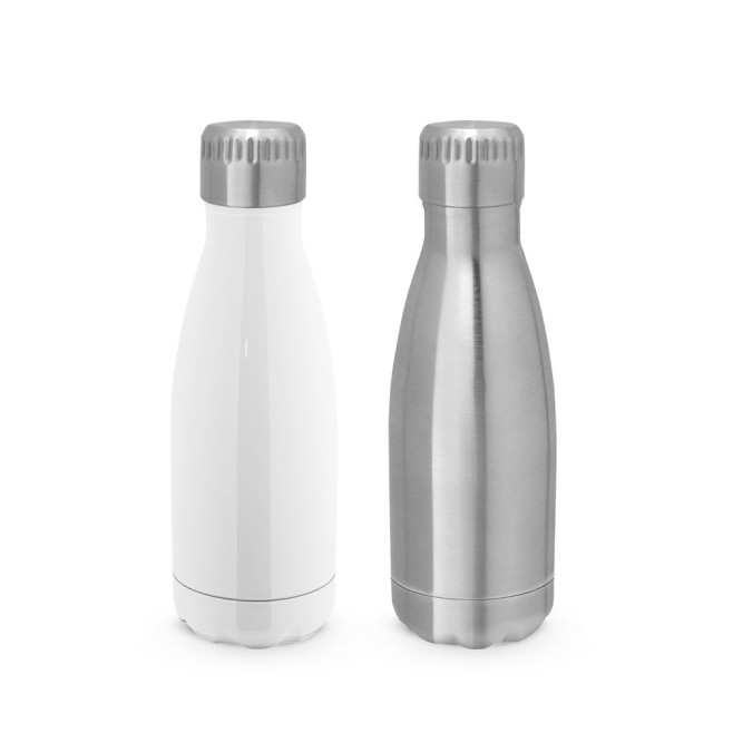 Garrafa térmica para sublimação em aço inox de parede dupla isolada a vácuo (380 mL) Personalizada