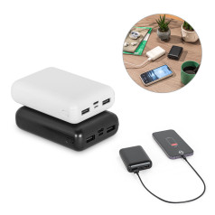 Bateria portáti em ABS 100% reciclado (10'000 mAh) Personalizada