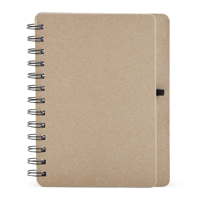 Caderneta kraft b6 com porta caneta personalizado