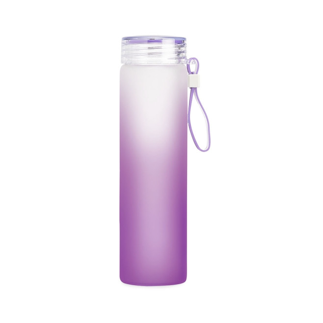 Garrafa de vidro 470ml com logotipo
