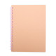 Caderno kraft com logotipo