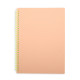 Caderno kraft com logotipo
