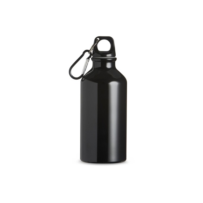 Squeeze alumínio 420ml com mosquetão para empresas