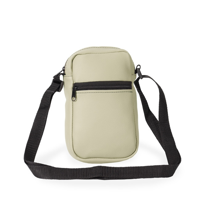 Bolsa de ombro couro sintético para brinde