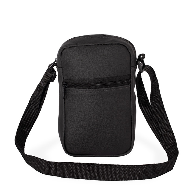 Bolsa de ombro couro sintético para brinde