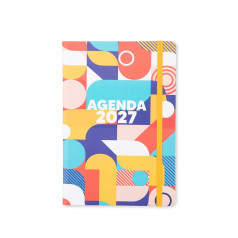 Agenda diária 2027 com logotipo